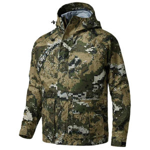 Nouvel arrivage Veste de randonnée imperméable coupe-vent imprimée personnalisée de haute qualité pour hommes Support en toile Style camouflage Vente en gros bon marché - Product Image 2