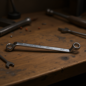 Llaves Poligonales Dobles Cromadas con Curvatura Profunda - Product Image 3