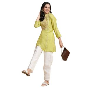 Trendmalls ผ้าไหมงานปักสำหรับผู้หญิง (R98) - Product Image 1