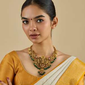 Glamorous Gold-Plated Religious Chain <b>Necklace</b> for Wedding & Gift Giving 177131 - Product Image 2
