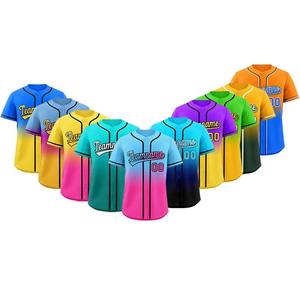 Maillot de baseball vierge à manches courtes bon marché Impression par sublimation en gros-Fabricant mondial de maillot de baseball pour hommes de haute qualité - Product Image 6