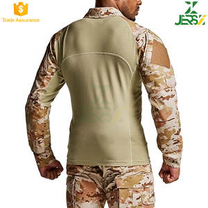 Sudadera de manga larga con cremallera 1/4 táctica para hombre más vendida, ropa de exterior con estampado de camuflaje duradero con bolsillos para invierno - Product Image 3