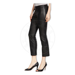 Pantalones de cuero de las mujeres, pantalones de moda del OEM en cuero auténtico y de imitación - Product Image 3