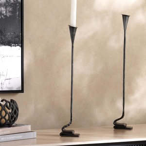 Antique Metal <b>Candle</b> Holder Decorative Table Centerpiece for Wedding Party Living Room and Elegant Home Decor - Product Image 6