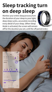 Nouvelle bague connectée 2025 avec suivi d'activité, chargement magnétique, étanchéité IP68, analyse du rythme cardiaque et du sommeil, contrôle gestuel, usage quotidien - Product Image 6