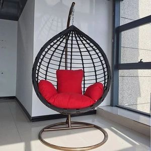 Chaises suspendues à balançoire de jardin prêtes pour l'exportation Chaise à bulles en acrylique transparent avec support et livraison rapide - Product Image 3