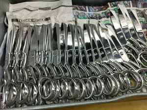 Vente chaude maison usage quotidien Premium tout chrome tailleur ciseaux ciseaux pour tissu cuir personnalisé tissu ciseaux de coupe - Product Image 6