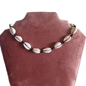 สร้อยคอลูกปัดทำด้วยมือเครื่องประดับชนเผ่าสไตล์แอฟริกันที่มีเปลือกคาวบอยจี้ชาติพันธุ์สร้อยคอลูกปัดแบบดั้งเดิม - Product Image 1