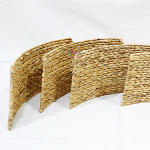 Artex Dong Thap Factory Vietnam Handicraft Seagrass <b>Christmas</b> <b>Tree</b> Stand Stylish Natural Wicker Holiday Decoration - Product Image 5