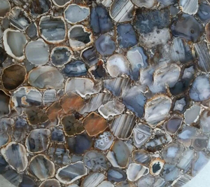 Sceau en agate poli artisanal, décoration de luxe pour la maison, motif floral religieux, résine, couleur personnalisée, haute qualité, pour table - Product Image 2