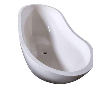 Baignoire en marbre artisanale de qualité supérieure, design moderne et écologique pour salles de bain et hôtels - Product Image 6