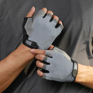 Gant de cyclisme personnalisé de la meilleure qualité en cuir Gants de cyclisme Original Sports Demi-doigt antidérapant en néoprène pour hommes et femmes - Product Image 4