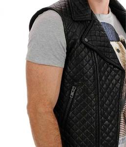 Nuevo Chaleco de Cuero Genuino de Invierno con Logotipo Personalizado de Alta Calidad, Chaleco de Piel de Oveja para Hombre, Transpirable y Elegante - Product Image 3