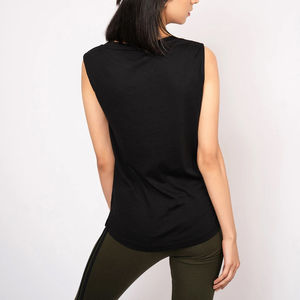 Camisetas de Tirantes Deportivas para Mujer, Nuevo Modelo en Oferta, Talla Grande, Diseño Transpirable de Fibra de Bambú y Algodón, Estilo Hip Hop - Product Image 3