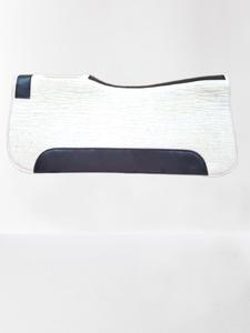 Tapis de selle en feutre de laine occidentale profilée personnalisée de haute qualité pour l'équitation Prix attractif Vente chaude - Product Image 2