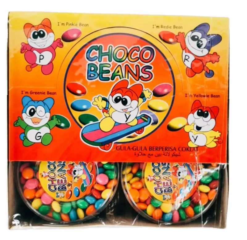 [Malaysia] Ready stock Fast Shipping premium Chocolate Bean candy sweet supplier snack gummy candy in case