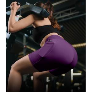 กางเกงขาสั้นเบอร์มิวดาสำหรับฤดูร้อน ผู้หญิง สไตล์ลำลอง เอวกลาง วัยรุ่น สาวๆ ระบายอากาศ แห้งเร็ว เอวยางยืด สปอร์ต ผ้าฝ้าย 100% สำหรับวิ่งและชายหาด - Product Image 5