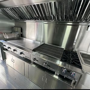 Pink Food Truck with Custom Print and Serving <b>Window</b> for Outdoor Catering Service 4.8m Steel Body Insulated Compartments - Product Image 4