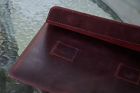 Étui de protection en cuir durable pour MacBook Pro 13/14 M1/M2 Air 2025, style sac à main, portable