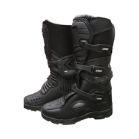 Bottes de moto enduro unisexes personnalisées pour l'hiver, hauteur genou, imperméables, respirantes, anti-UV, en cuir, antidérapantes