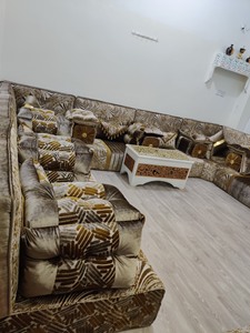 Sofá estilo Majlis árabe, diseño clásico, elegante conjunto para sala de estar, asientos de esquina de lujo, diseño que ahorra espacio - Product Image 2