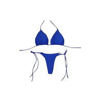 2025 à la mode femmes couleur unie 2 pièces Bikini ensemble DTF DTG écran impression numérique maillots de bain maillots de bain chaud Sexy porter