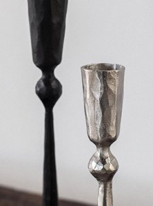 Juego de candelabros de hierro fundido, set de portavelas de Metal, cono de hierro forjado - Product Image 3