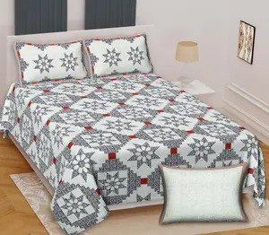 Latest Design Twin Full Queen King Duvet Cover Wholesale Supplier Bedsheet for Functions Small fresh home woven bed sheet
