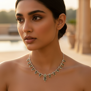 Collar de cuentas de diamantes religiosos para mujer, moderno, para uso diario, regalo - Product Image 3