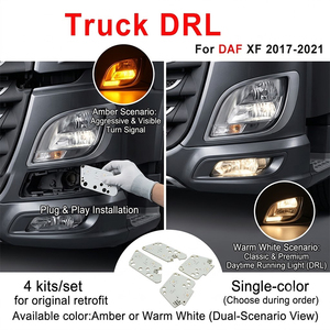 LED Corner Light Conversion Kit for DAF XF 2017-2021 Truck DRL Modules Amber <strong>Luces</strong> De Rejilla Delantera Led Para Camion - Product Image 4