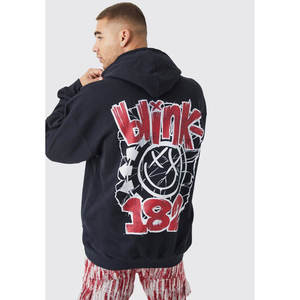 Sudadera con Capucha de Forro Polar de Algodón para Hombre, Sudadera Deportiva de Invierno, Sudadera Informal con Logotipo Bordado, Venta al por Mayor OEM/ODM Personalizada - Product Image 1