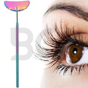 กระจกขนตาสำหรับดูแลส่วนบุคคลผลิตภัณฑ์ที่เป็นเอกลักษณ์ใหม่ล่าสุดรูปร่างโค้งสีรุ้ง - Product Image 2