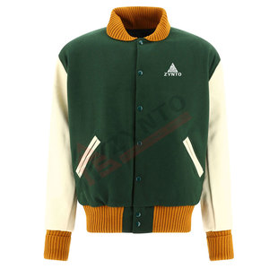แจ็กเก็ตเลตเตอร์แมนสำหรับผู้ชายเสื้อแจ็คเก็ตมีตัวอักษร - Product Image 1