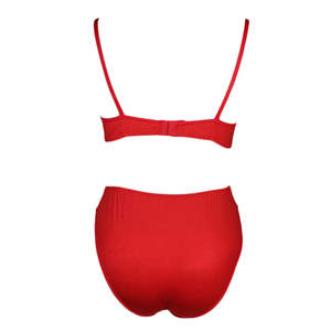 Conjunto de sujetador y bragas Chase Value para mujer - Rojo para tallas de tela 32-44 - Product Image 2