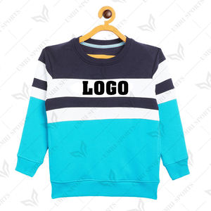 เสื้อสเวตเชิ้ตผู้ชายสไตล์วินเทจ ลายบล็อกสี ผ้าฟลีซผสมผ้าฝ้าย 100% คอกลม แขนจั๊ม  ใส่สบายสำหรับฤดูหนาว  รับสกรีนโลโก้ - Product Image 6