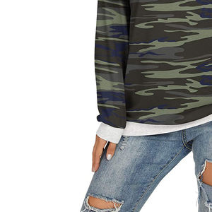 2024 sudaderas de alta calidad con logotipo personalizado de algodón polar de peso pesado pulóver sudadera suéter de salón para mujer - Product Image 6