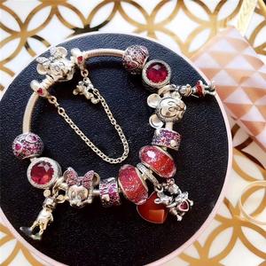 Pulsera de Plata de Ley S925 con Circonitas y Oro Rosa, Regalo de Cumpleaños para Mujer, Venta al por Mayor de Fábrica, Joyería para Fiestas y <span class=keywords><strong>Navidad</strong></span> - Product Image 3