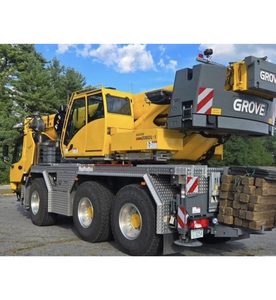 Grue tout-terrain hydraulique d'occasion Grovez GMK3060L-1 2023, capacité de 65 tonnes, moteur 340 CV, garantie de plus de 5 ans, 79 370 lb MVM, boîte de vitesses Pu - Product Image 4