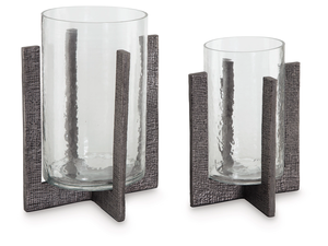 Portavelas de metal pulido para un estilo sofisticado de la habitación Portavelas de metal minimalista moderno para interiores atemporales - Product Image 4