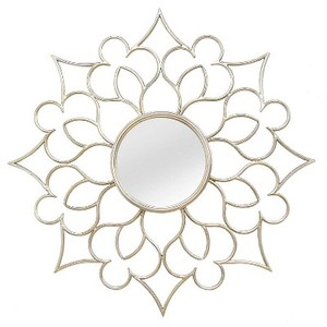 Best Selling Iron <b>Mirror</b> Art <b>Irregular</b> Circular Living Room Metal Frame Wall <b>Mirror</b> Decor Christmas Vintage Luxury Space Casual - Product Image 1