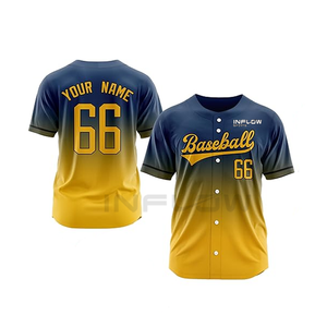 T-shirt d'uniforme de baseball pour hommes et jeunes, impression personnalisée, manches courtes, vêtements de softball, chemises de baseball, maillots de baseball - Product Image 6