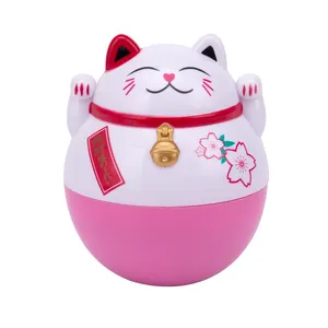 お金を節約するためのカスタマイズされた日本猫タンブラー貯金箱アクションフィギュア