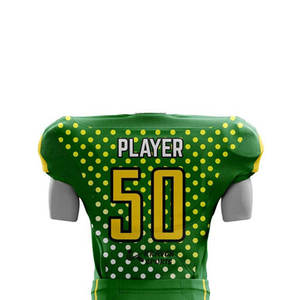 ชุดยูนิฟอร์มอเมริกันฟุตบอลราคาประหยัด ดีไซน์โดดเด่น พิมพ์ลายแบบซับลิเมชั่น ระบายอากาศได้ดี - Product Image 5