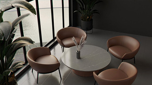 Encimera de cocina de cuarzo Alpin Carrara, superficie de piedra prefabricada para uso en construcción. - Product Image 5