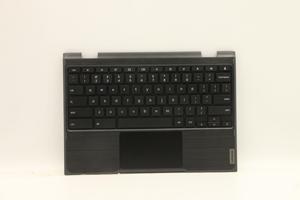 อะไหล่แท้ใหม่สำหรับ Lenovo 300e Chromebook รุ่นที่ 2 ฝาครอบที่วางมือพร้อมคีย์บอร์ดแบบไม่มีไฟพื้นหลัง US และทัชแพด รุ่น 5CB0T79502 - Product Image 1
