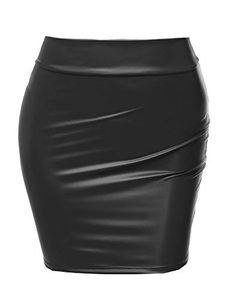 Jupe courte en cuir artificiel PU personnalisée, élégante, taille haute, uniforme plissée pour femme, jupe courte sexy d'été en cuir - Product Image 6