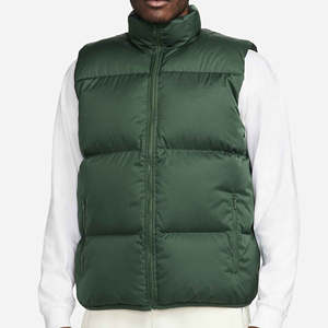 Autumn & Winter Casual Vest <b>Hooded</b> Sleeveless Men's Jackets Thickened <b>Body</b> <b>Warmers</b> Custom Bubble Puffer Gilet Vest <b>With</b> Pockets - Product Image 5