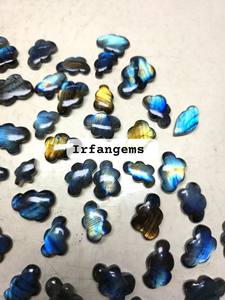 อัญมณี100% ก้อนเมฆลาบราดอไรต์หลายเม็ดทำจากหินลาบราดอไรต์ธรรมชาติหลายขนาด - Product Image 2