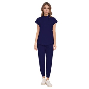 Ensemble deux pièces personnalisé, uniformes d'infirmière bon marché pour femmes, vêtements cadeaux médicaux avec pantalon de travail - Product Image 1