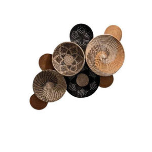 Hot Trend Seagrass Wall Hanging Plate Handmade Rustic <b>Boho</b> Wall <b>Decor</b> - Product Image 6